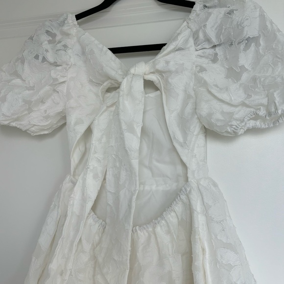 White Floral Dress from Honey - Picture 7 of 8